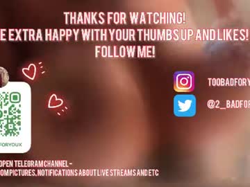 2badforyou live cam